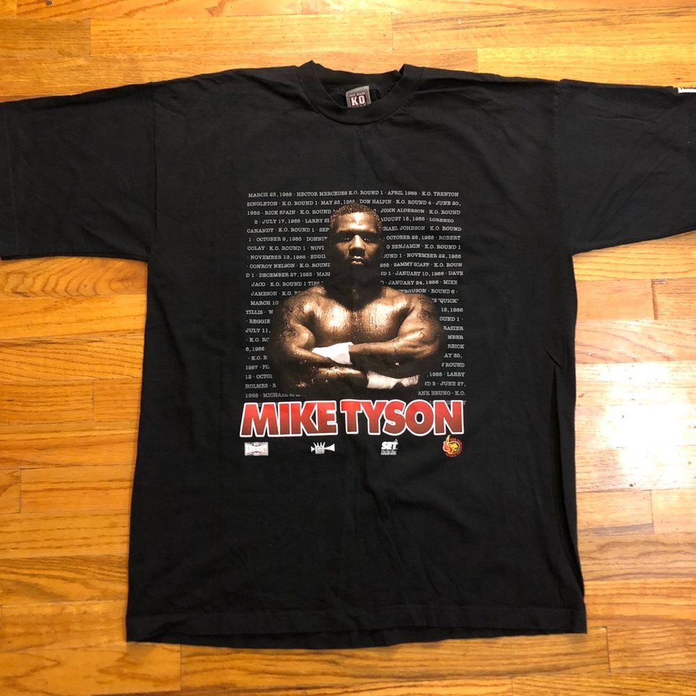 1995 VTG MIKE TYSON T-SHIRT SZ XL